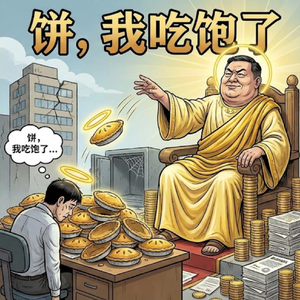 饼(我吃饱了)
