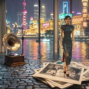 旧上海的霓虹旧梦