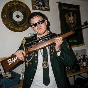 Ich komm mit dem Luftgewehr
