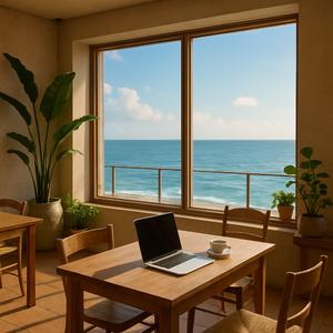 ラップトップの彼方に広がる水平線（The Horizon Beyond the Laptop）