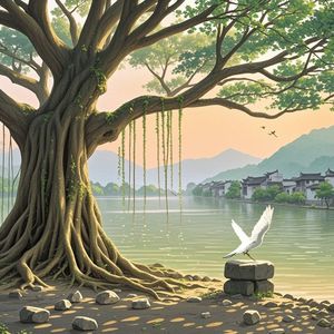 老榕树下的港湾