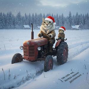 Деревенька новогодняя версия