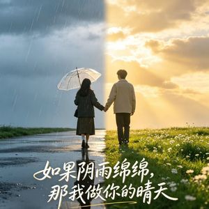 如果阴雨绵绵,那我做你的晴天
