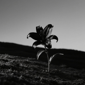 高原にひそやかに咲くクロユリの詩