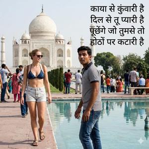 काया से कुंवारी है दिल से तू प्यारी है पूछेंगे जो तुमसे तो होठों पर कटारी है