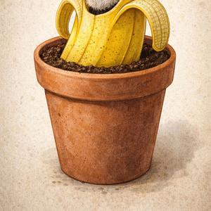 חמינאי על עציץ