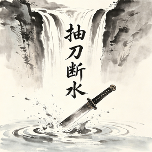 抽刀断水