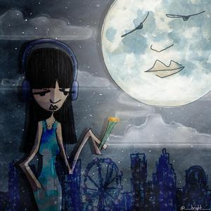 The Moon Follows Her