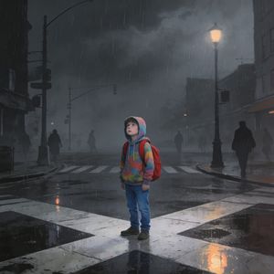 《下雨天说分手》伴奏