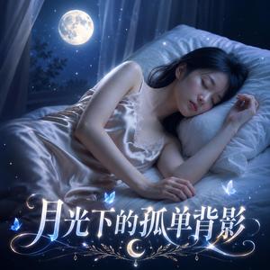 月光下的孤单背影