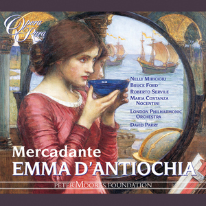 Emma d'Antiochia, Act 1:"Nobil signor perdonami" (Emma, Corrado, Adelia, Chorus, Riggiero, Aladino)