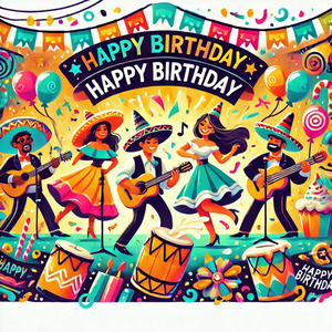 Feliz Cumpleaños (Happy Birthday Spanish Version) (v. 4)