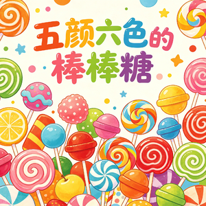 五颜六色的棒棒糖