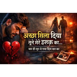 अच्छा सिला दिया तूने मेरे इश्क़ का