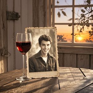 老照片与半杯酒_素峰