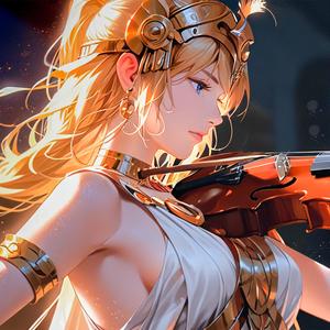 Divine Strategy Violin of Athena’s Grand Chessboard