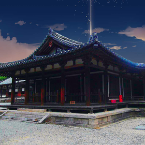 静かな森に入る（进入幽静的森林里）