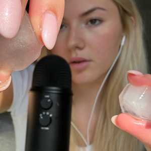 1 ASMR KRATZIGE, nasse Eiswürfel Sounds (Water Sounds, Tapping, Mouth)