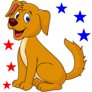 Супер счастливая песик