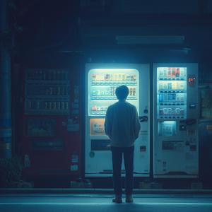 深夜の自販機