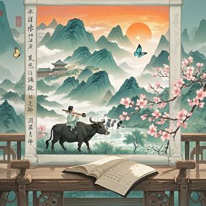 墨染春山-俞长焕