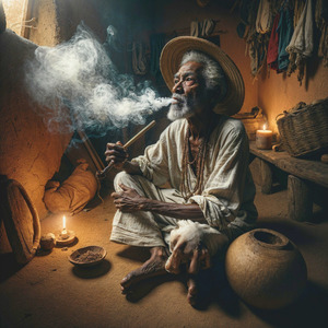 Preto velho viu Sincretismo