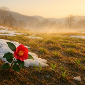 겨울 속 봄소식