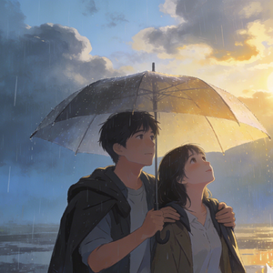 被爱像雨中等天晴