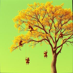 Five Little Monkeys In The Tree
