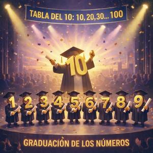 La Graduación de los Números (La Tabla del 10)