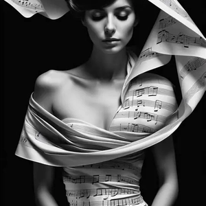 The space between the notes by 💖𝓐𝓲𝓻𝓲𝓷🎶🎵