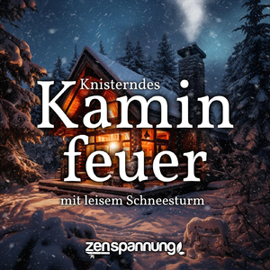 Kaminfeuer bei Sturm, Wind und Schneesturm, Teil 35