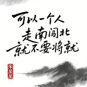 可以一个人走南闯北就不要将就