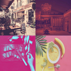 一尘不染和朋友出去玩印象数