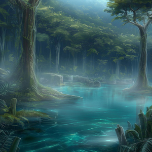 Echoes of the Lake (with rain)