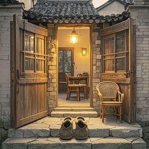 屋檐的灯