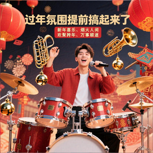 过年氛围提前搞起来了