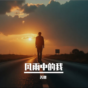风雨中的我