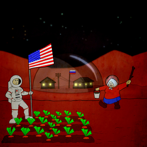 Elon Musk on Mars