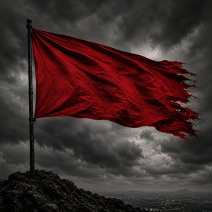 Red Flag Waving