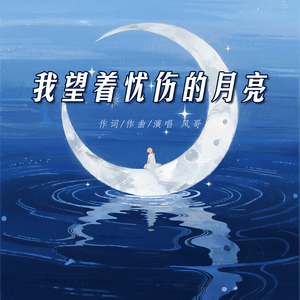 我望着忧伤的月亮