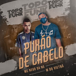 puxão de cabelo nela