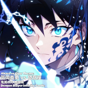 冨岡義勇vs猗窩座 鬼滅の刃 無限城 Akaza vs Giyu Theme Demon Slayer infinity Castle Movie (Epic)