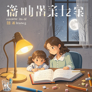台灯下的时光