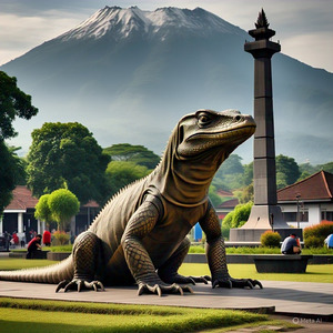 Tugu Biawak Wonosobo