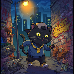 黒猫の冒険 1 hiphop