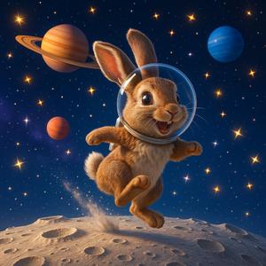 Bunny’s moon dance