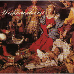 S'Christkinde liegt drin in da Krippn