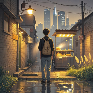 城中村的路灯