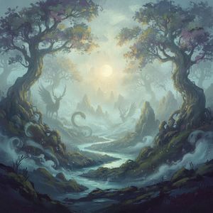 За туманами